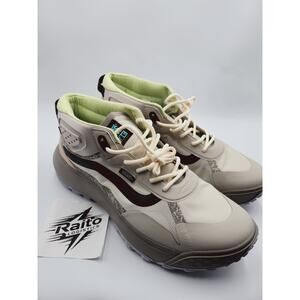 Mens Size 6.5 Vans MTE Crosspath Mid Top Hiking Trail Boot Shoes Beige 721356